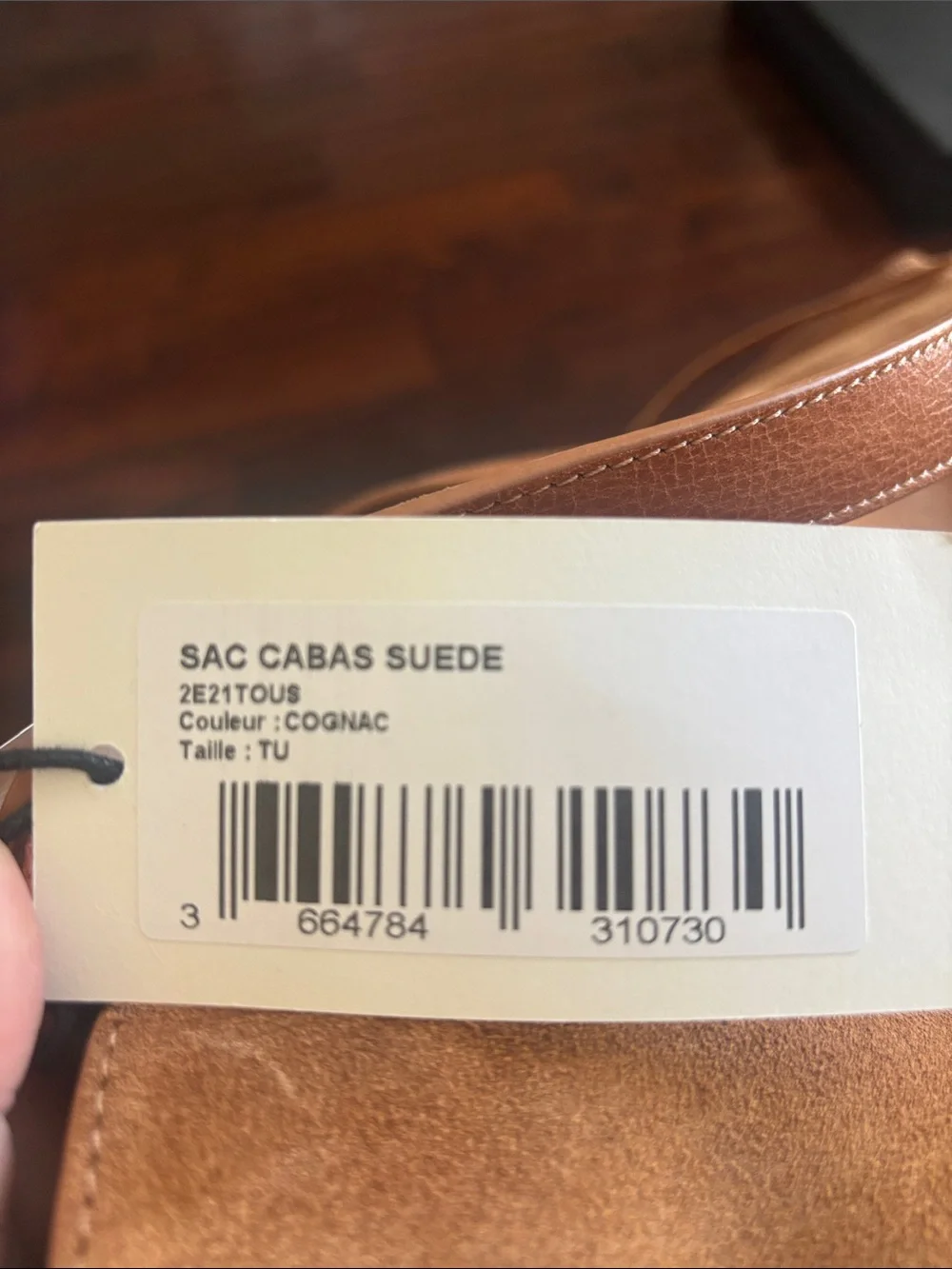 Bash Cabas Suede Tote - Picture 7 of 7